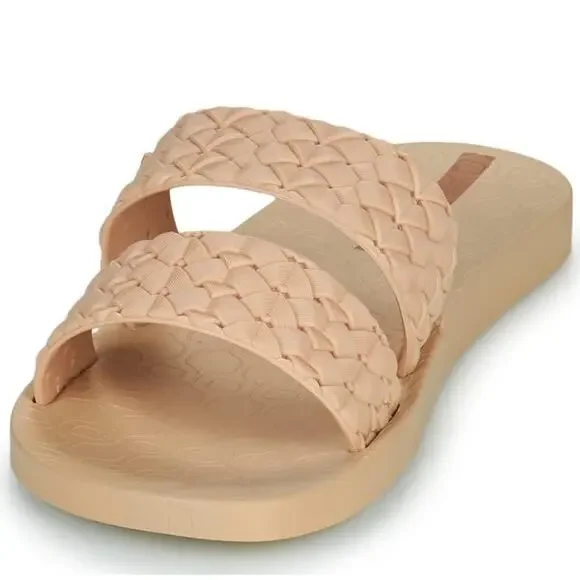 Inpanema Renda II Fem Slide Sandals Beige Size US 6 - Picture 1 of 12